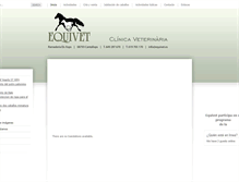 Tablet Screenshot of equivet.es